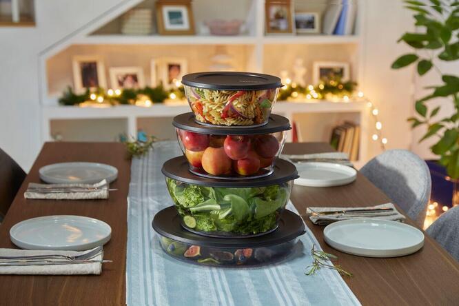 Tupperware Eco+ Clear Sæt (4) 