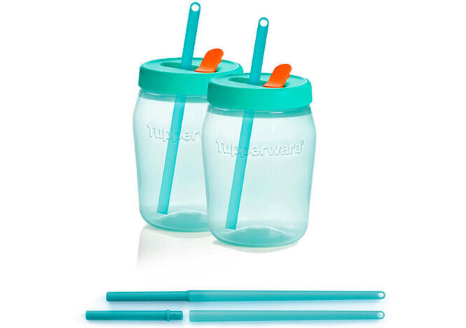 Tupperware Universal Jar Drinking Sæt (4) 