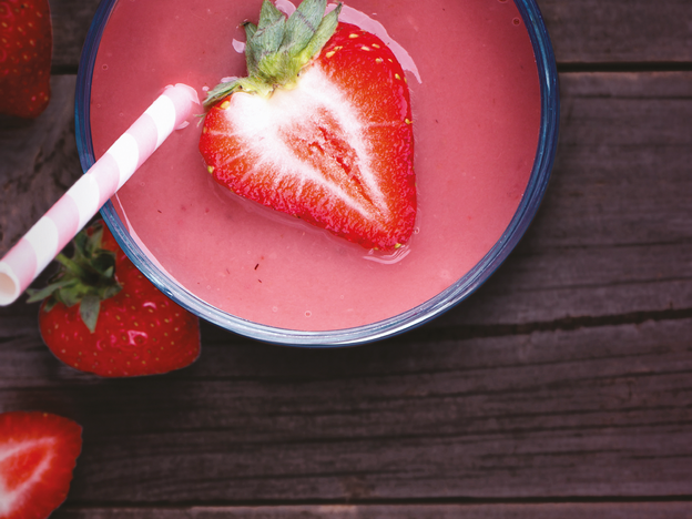Tupperware Juicy jordbær shake 