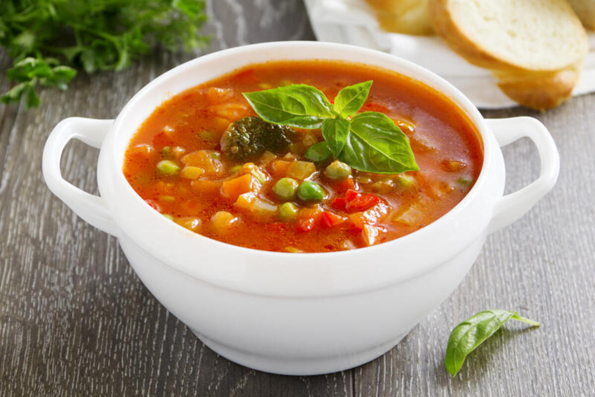 Tupperware -Minestrone suppe