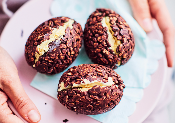 Tupperware Puffet Ris og Chokolade Æg 
