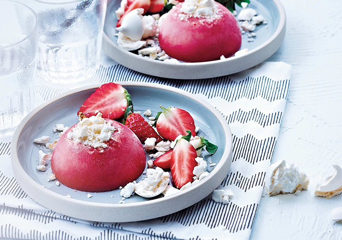 Tupperware Jordbær/banan sorbet 